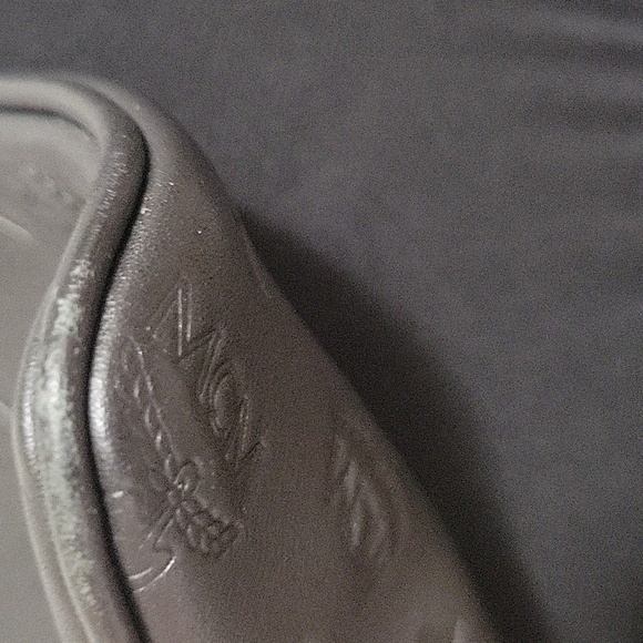 MCM KLARA Black Embossed Logo Leather Crossbody Bag - Picture 10 of 10